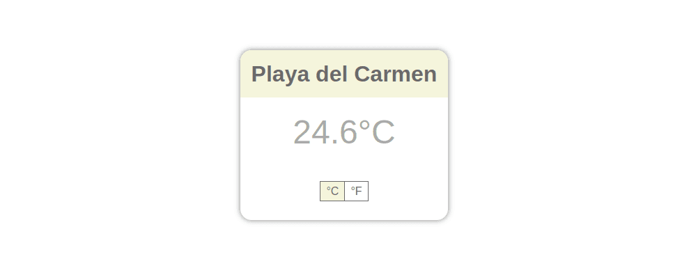 Building a Weather Card with HTML, CSS, and JavaScript